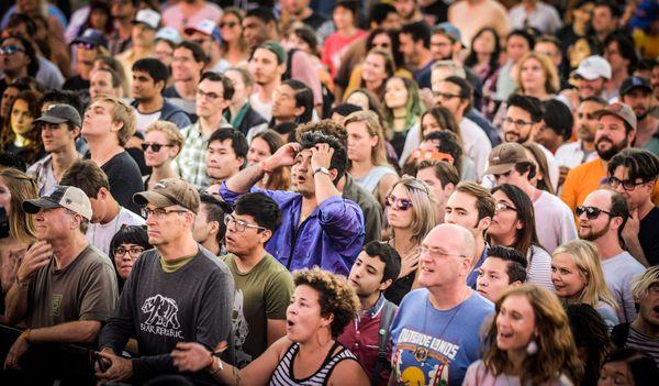 Crowd at Music Tastes Good 2017