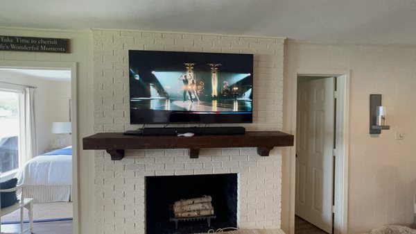 55inch tv install