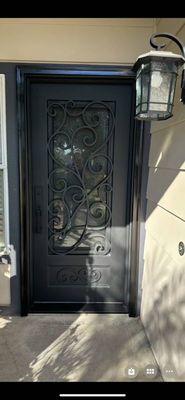 Custom Wrought Iron door