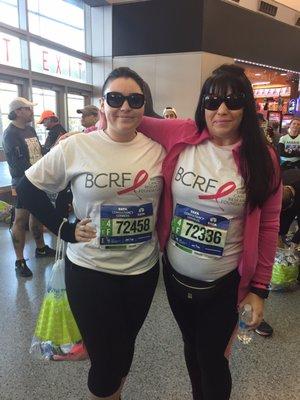 Mother-Daughter duo for #teambcrf.