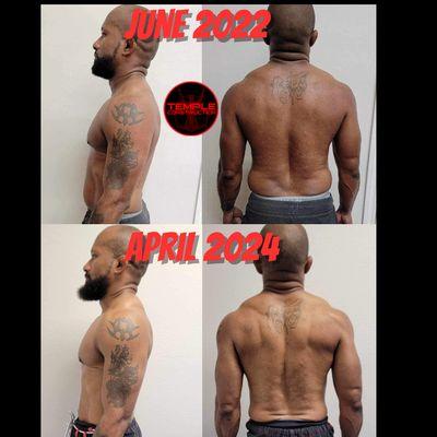 An impressive transformation from one of our valued members!