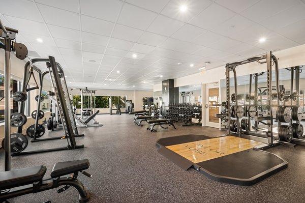 Our state-of-the-art fitness center features luxury brand fitness equipment that will make you cancel your gym membership!