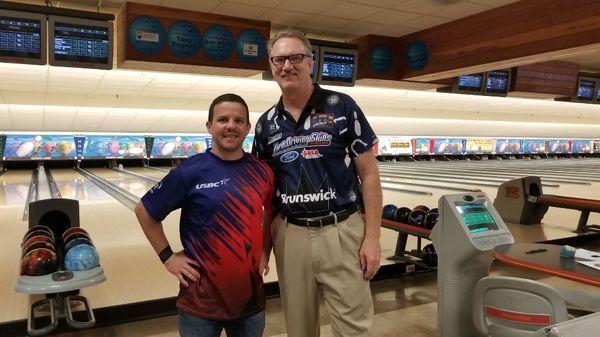 At PBA 50 Pro Am with Walter Ray