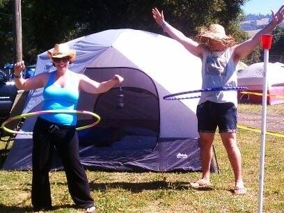 Hula & Hats camp Boon town '13