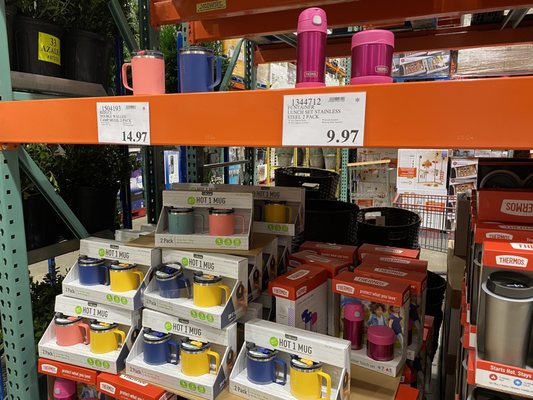 Cool assortment of cups & thermoses