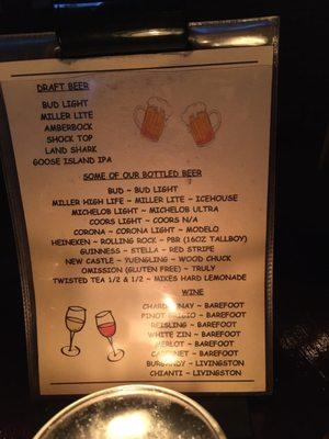 Beer List