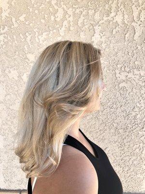 Blonde highlights by Neomi. Appointments only