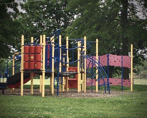 One of two playgrounds in the park.