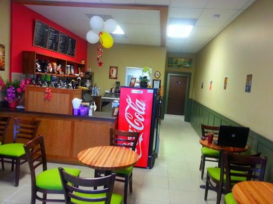 Happy coffee shop in Galveston Texas 2012 after Remodeling