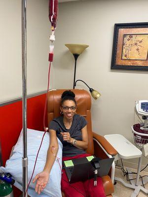 Dr. Bethea seen working during her 2nd O3UV therapy | Ozone therapy for infection | 
 NAD+ IV | Check out:
 
 https://youtu.be/sIU_3MbWAl