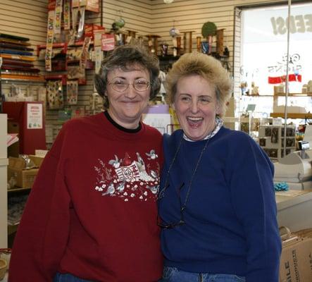 Two of our friendly ladies - Sandy and Sue