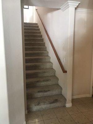 Stairway entrance need door install