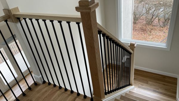 custom modern stairs railing