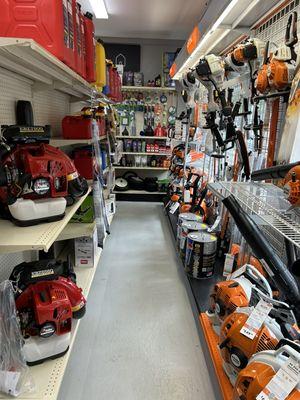 We are a Stihl , Redmax and Commercial Greenworks dealer