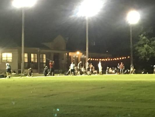 Buckets of balls, buckets of wings and buckets of beer...under the lights!!!