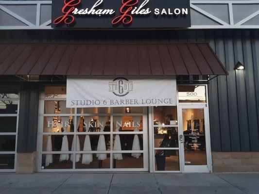 Studio 6 Barber Lounge, formerly known as Gresham Giles Salon.