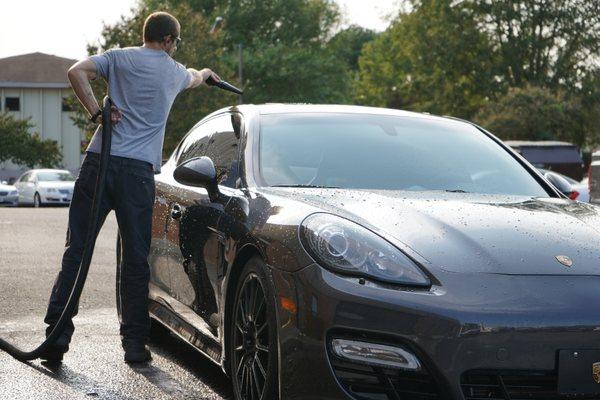 Ceramic Maintenance Wash on this Porsche Panamera GTS