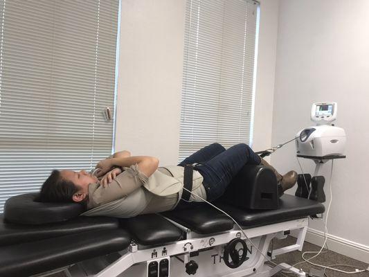 Spinal decompression for lower back pain caused by arthritis and/or disc problems