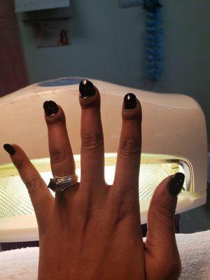 My nail color change...