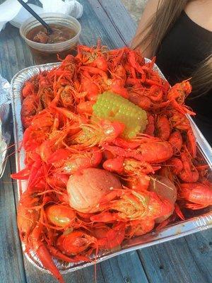 5# crawfish platter