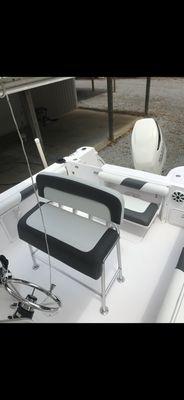 Custom seats for center console boat