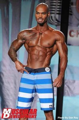 Tampa Professional Physique competition. 1st place.