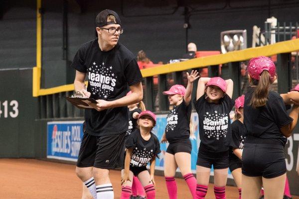 Getting serious with Musical Theatre at the Dbacks performance!