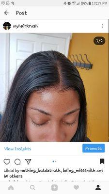 Lace Frontal  No hair out