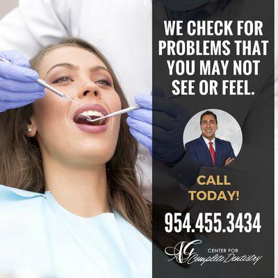 Contact our office to schedule an appointment 954-455-3434