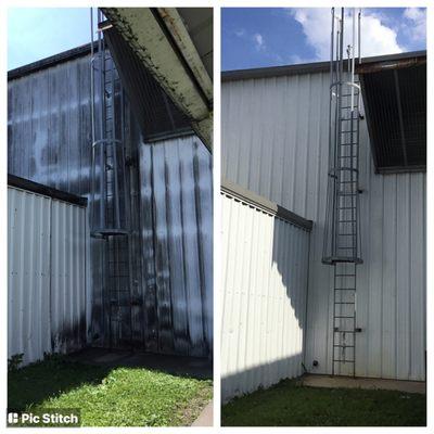 Factory washing in Mt. Sterling.