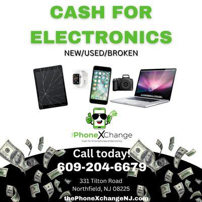 We pay cash for smartphones