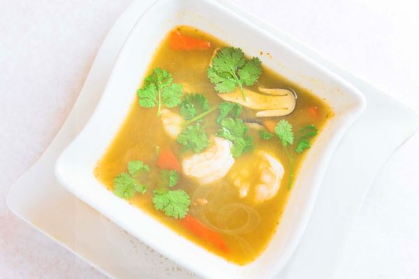 Come to D Thai Kitchen and Stay warm with our delicious Tom Yum Shrimp Soup.