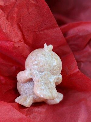 Orange calcite psyduck:) sooooo cute!!