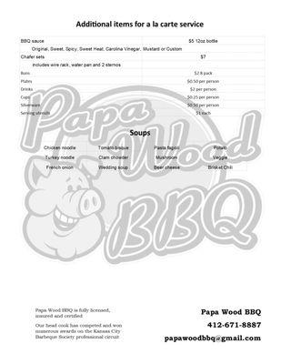 Catering Menu pg2