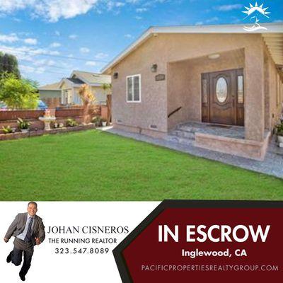 In escrow in the city of Inglewood!  Duplex listed at $849,999!