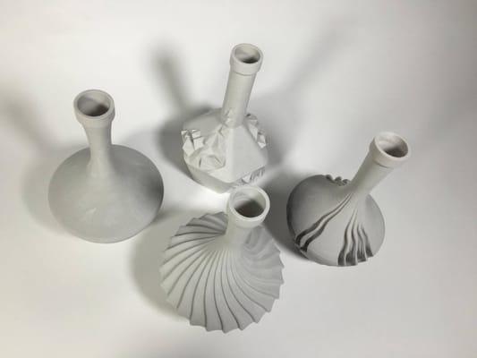 3D designed and 3D printed Olive oil vessels