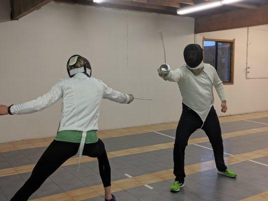 Fencing at Emerald City Fencing Club