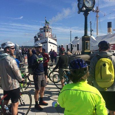 All Seattle by Bike tours are family friendly and include frequent breaks to answer questions and share Seattle's culture and history!