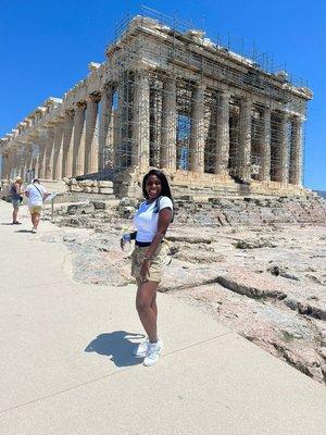 The Acropolis  in Athens Greece