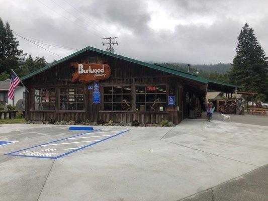 Storefront View from the Avenue of the Giants