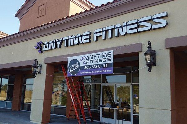 Channel Letter Sign for Anytime Fitness