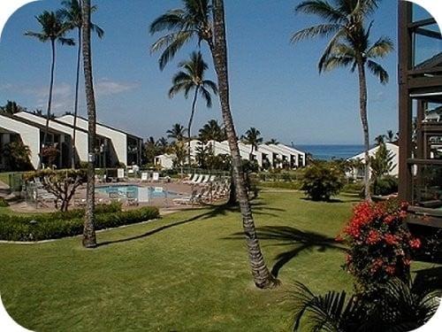 Relax and enjoy the view from the condo's private lanai.