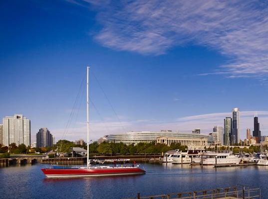 Adler Place from the lake