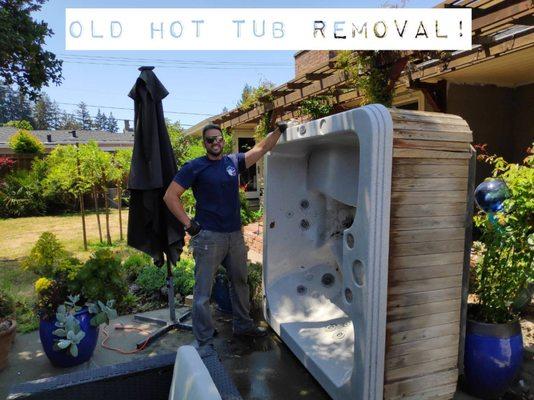 Hot Tub Removal.