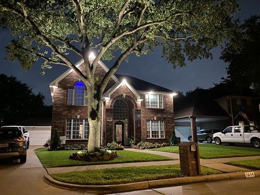 Soffit lights 
Custom made