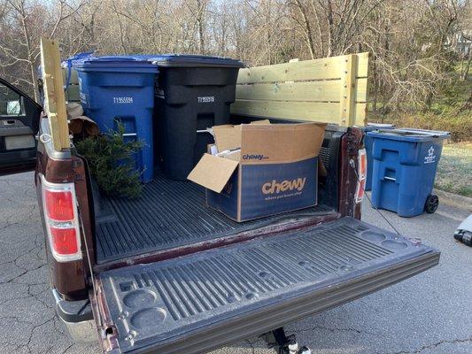 Emergency trash pickup for Haulin Trash customer after they went out of business