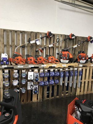 We are an authorized dealer for Husqvarna handheld equipment