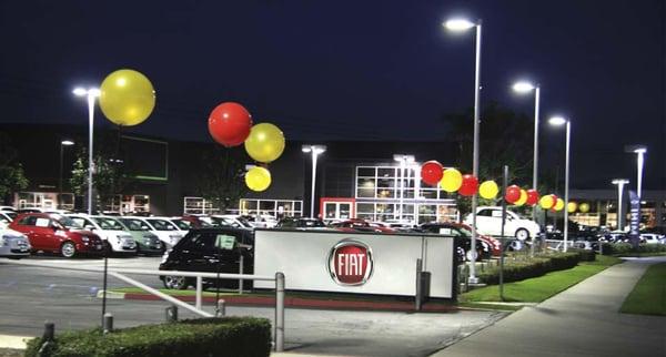 Fiat Ontario LED auto dealership Lighting project