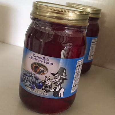 Blueberry Moonshine Jelly: Kernodle's Blueberry Farm