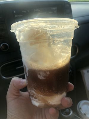 Ridiculous root beer float...if you could even call it that.